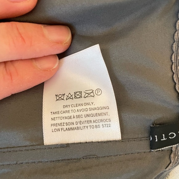 Jenny Yoo, size 8, charcoal evening gown. - Picture 3 of 7